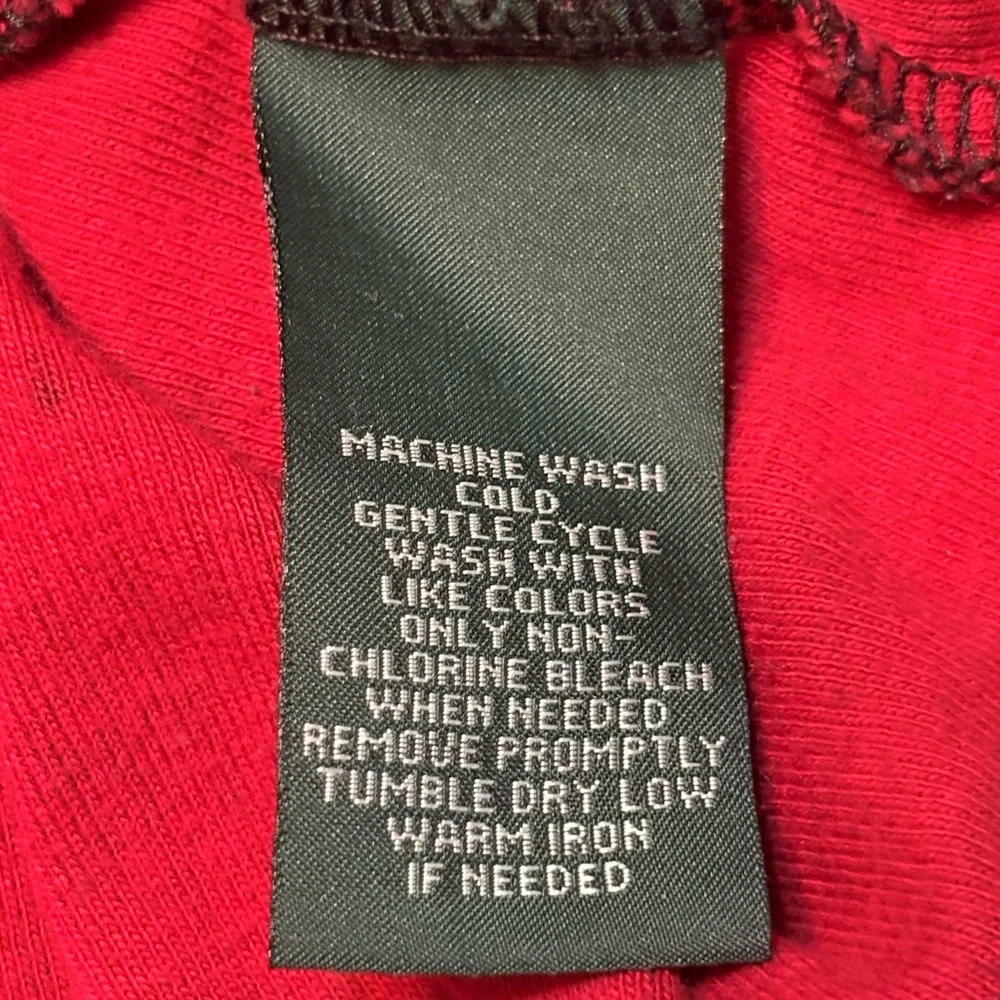 Ralph Lauren Red & Black Plaid Blouse with shoulder zip and elbow patches. XL - Picture 7 of 12